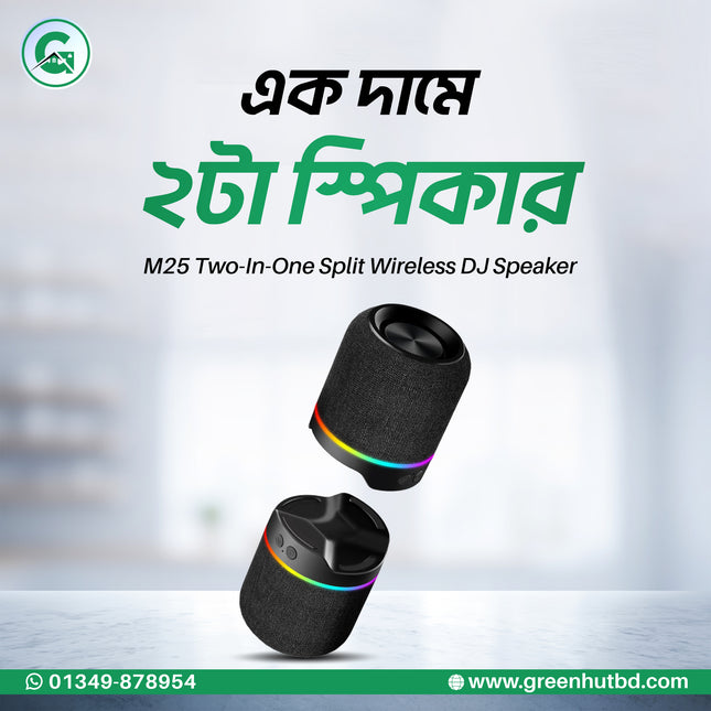 M25 Two-In-One Split Wireless DJ Speaker