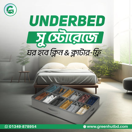 Underbed Shoe Storage Organizer