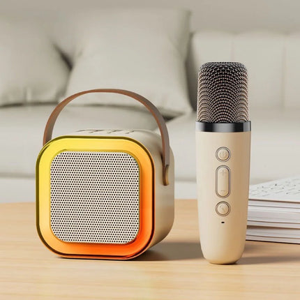 K12 Bluetooth Speaker With Single Wireless Microphone Blue Color