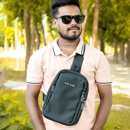 Arctic Hunter Pro Black Crossbody Chest/Waist Bag