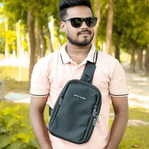 Arctic Hunter Pro Black Crossbody Chest/Waist Bag