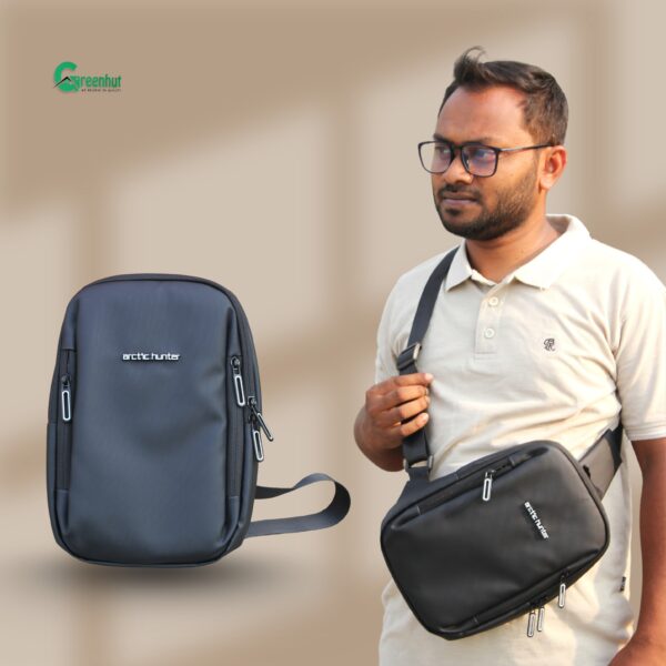 Arctic Hunter Pro Black Crossbody Chest/Waist Bag