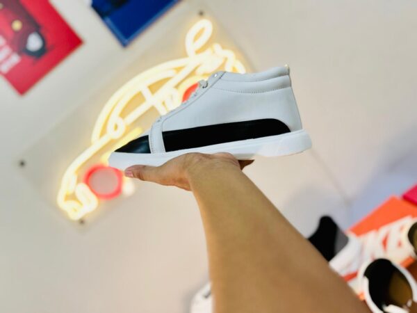 Men's Trendy White High Neck Casual Shoes