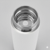 500ml Temperature LED Display Stainless Steel Flask White Color