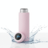 500ml Temperature LED Display Stainless Steel Flask Pink Color