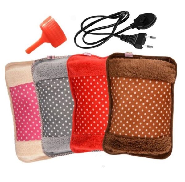 Electric Hot Water Bag (2) Electric Hot Water Bag (Premium Quality) Mix Color 3 Pcs