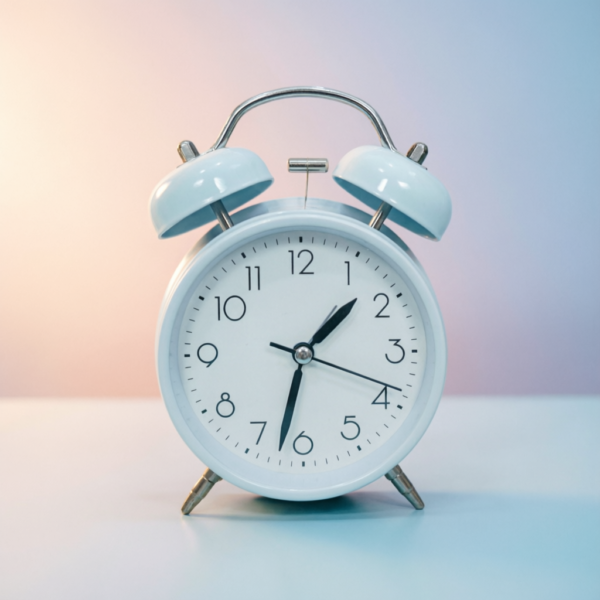 Bell Alarm Matt Fully White Clock Twin Bell White Color Alarm Clock