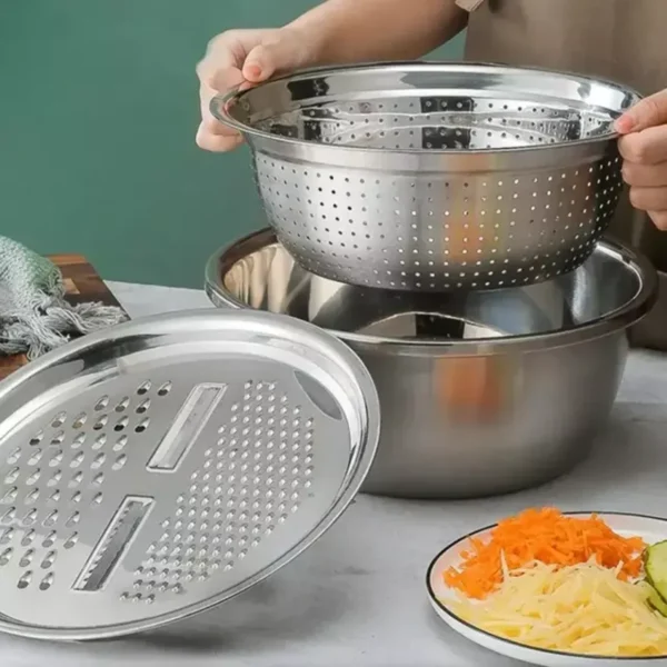 3-In-1-Multifunctional-Stainless-Steel-Basin-With-Vegetable-Cutter-and-Drain-Basket-1200x1200 3 In 1 Stainless Steel Drain Basket Vegetable Cutter