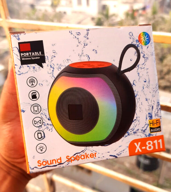 X811-speaker-tc24 X-811 RGB Wireless Bluetooth Speaker